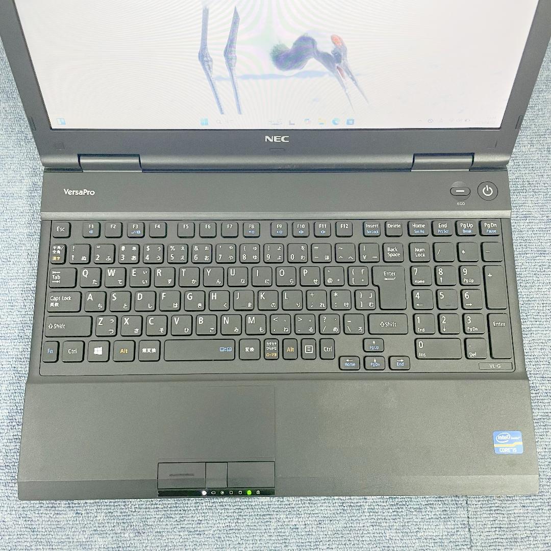 NEC　ノートパソコン　Windows11　オフィス付き　爆速SSD搭載