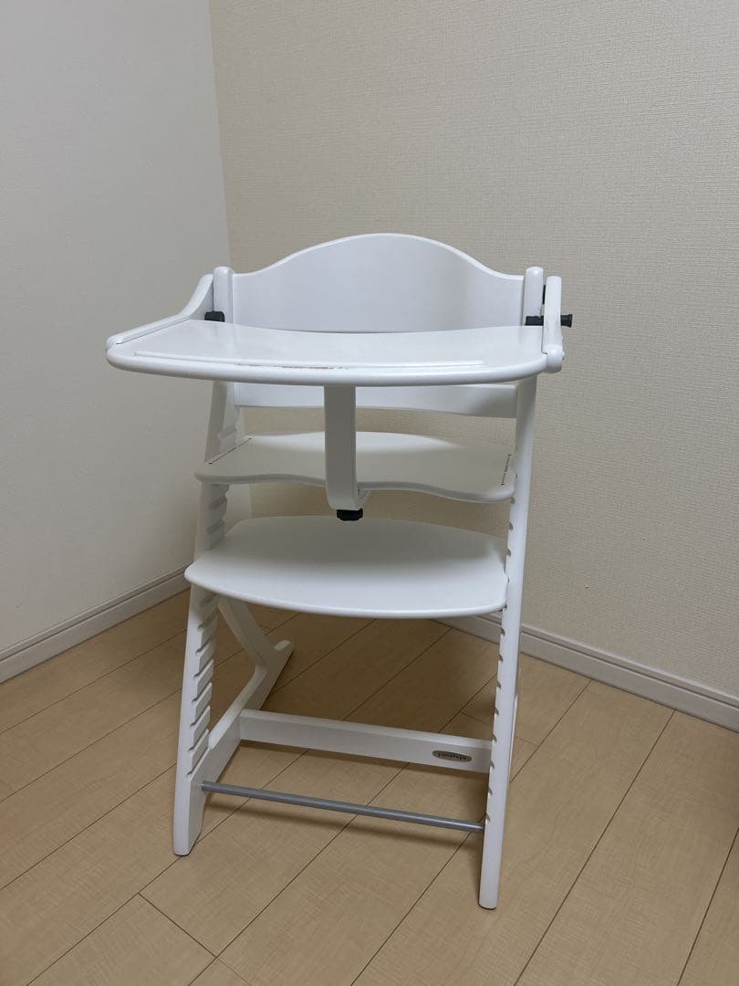 大和屋yamatoya すくすくチェアプラステーブル付き 白