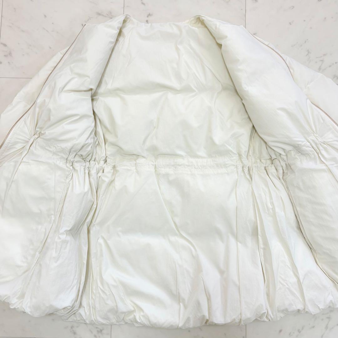 新品タグ付き✨23区　ダウンコート　マフラー付き　定価3,9万円　リバーシブル