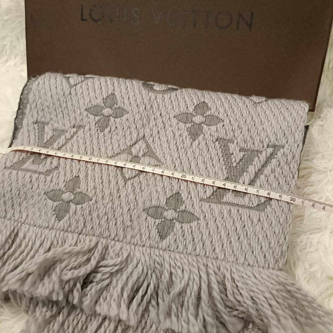 miyu様　ヴィトン✨保存箱付き　マフラー　グレー　M74742 エシャルプ
