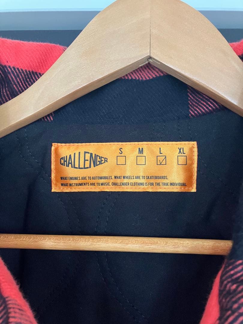 CHALLENGER チェック柄ジャケット Lサイズ