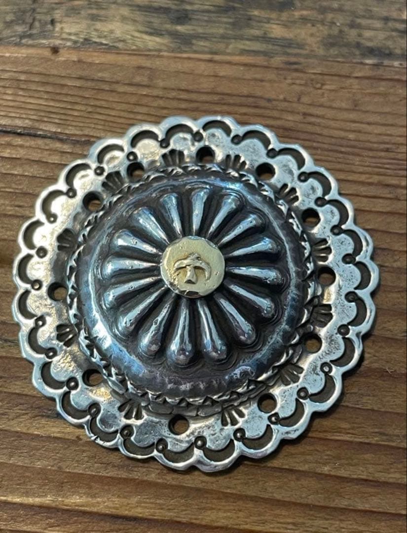 goro's (ゴローズ) K18付きフラワーコンチョ 大　現行