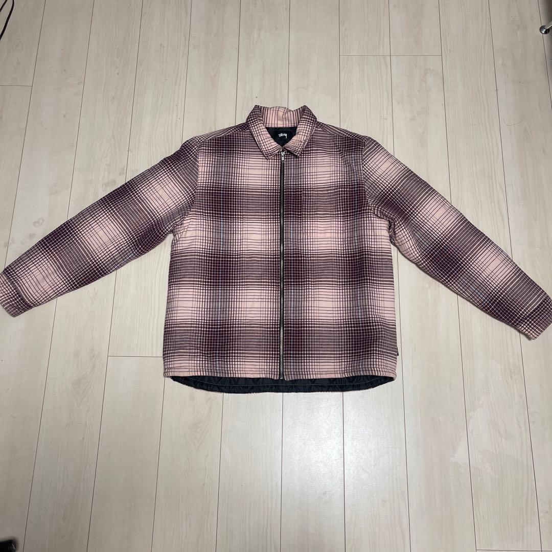 Stüssy ステューシー ジャケット アウター チェック ブルゾン L
