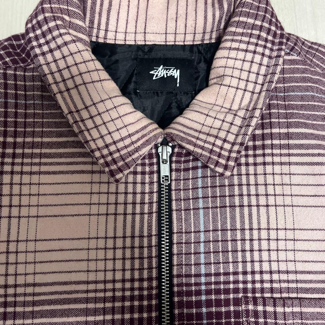 Stüssy ステューシー ジャケット アウター チェック ブルゾン L