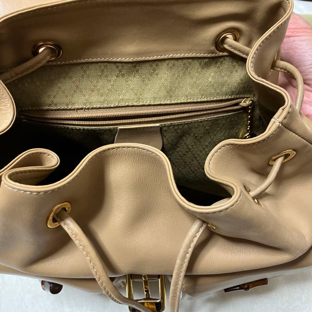 値下げGUCCI バンブーリュック