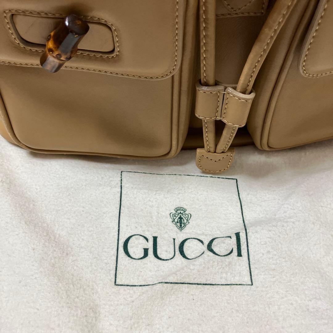 値下げGUCCI バンブーリュック