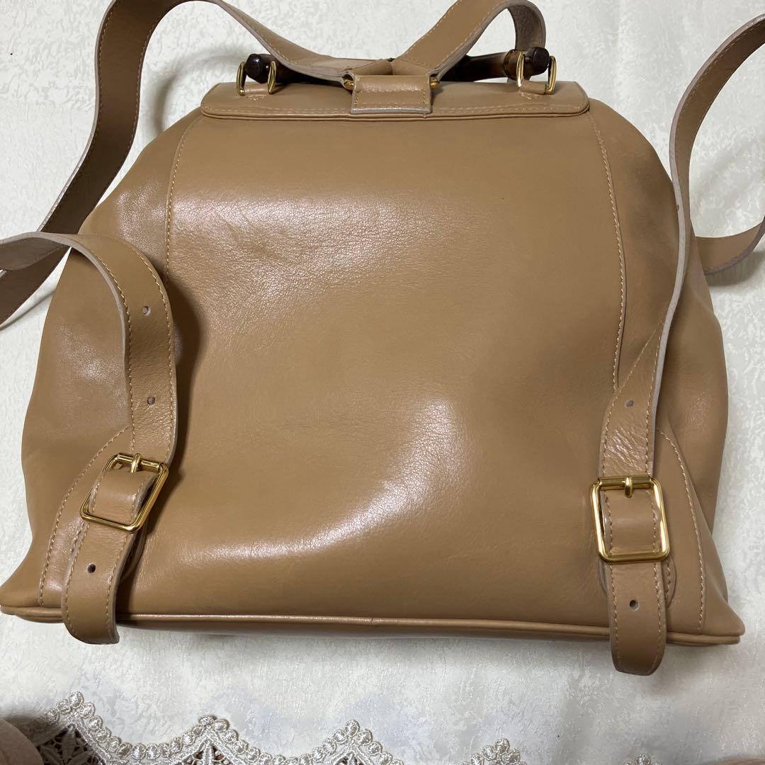 値下げGUCCI バンブーリュック