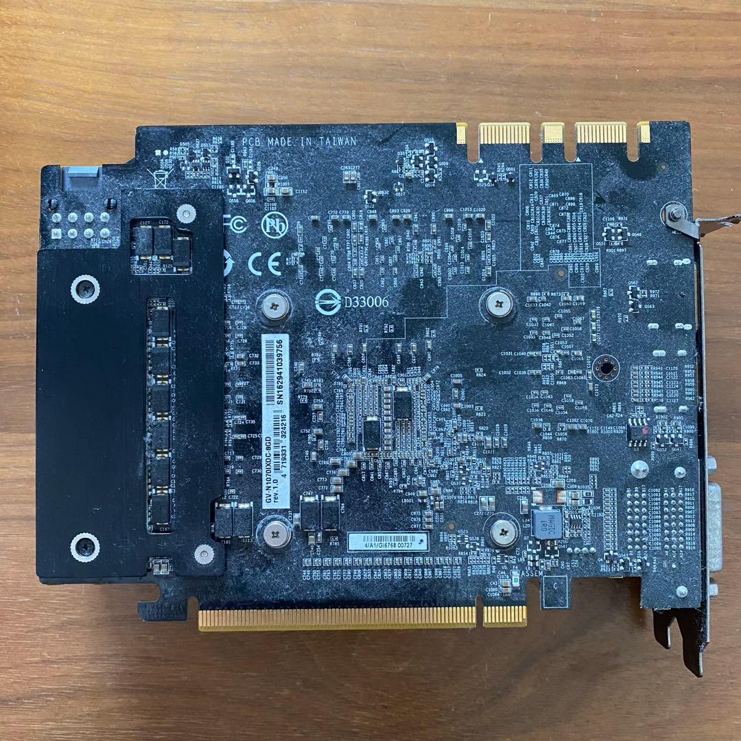 GIGABYTE GTX1070 Mini ITX 8GB グラフィック カード