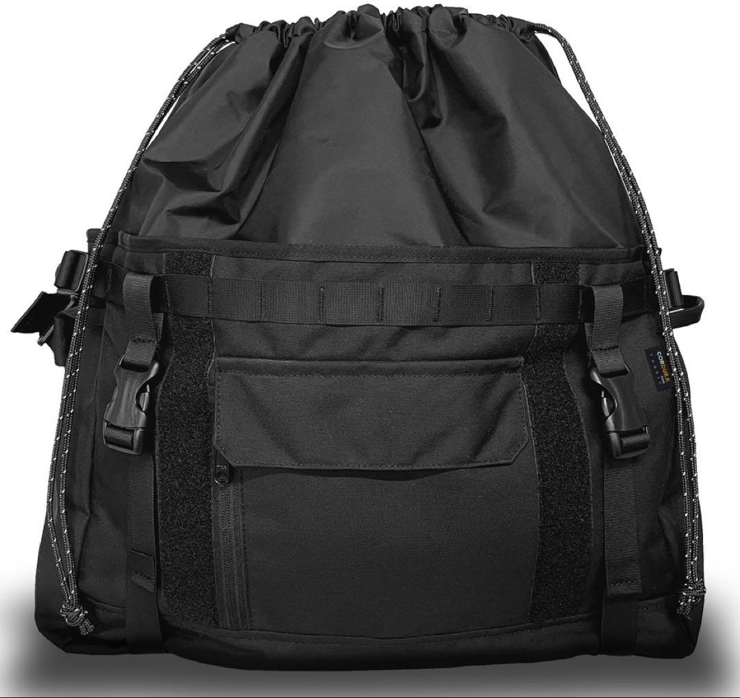 VEILED Faceless メッセンジャーバッグ ブラック フラップ付き