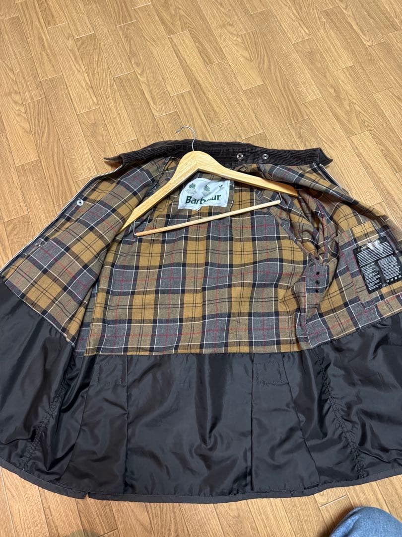 Barbour WAX BEDALE OS 38 グレー