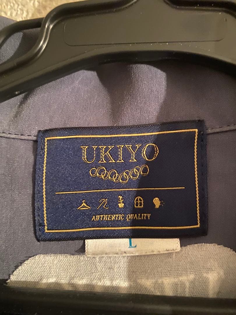 UKIYO 半袖シャツ L グレー