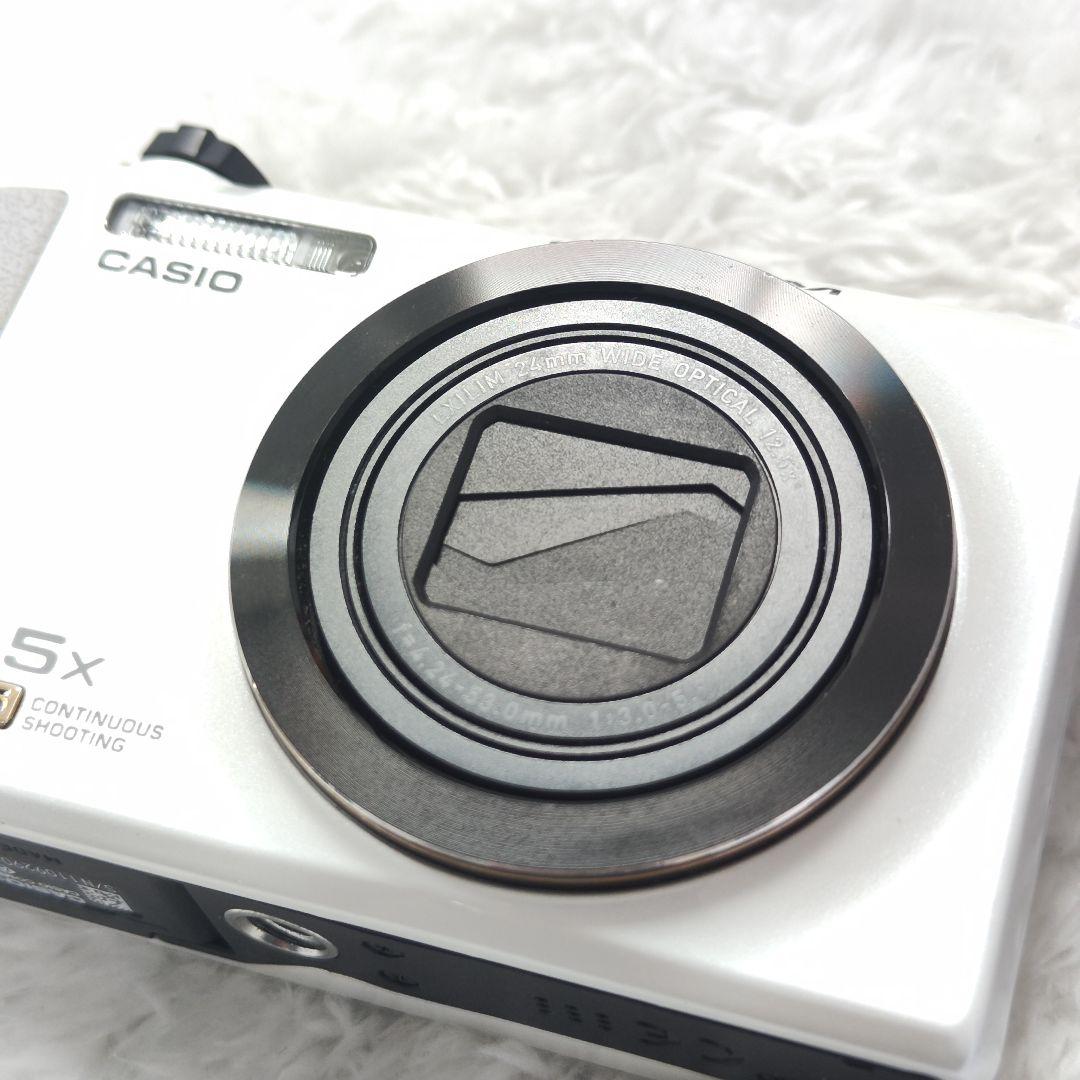良品✨CASIO EXILIM EX‐ZR200 ホワイト コンデジ デジカメ
