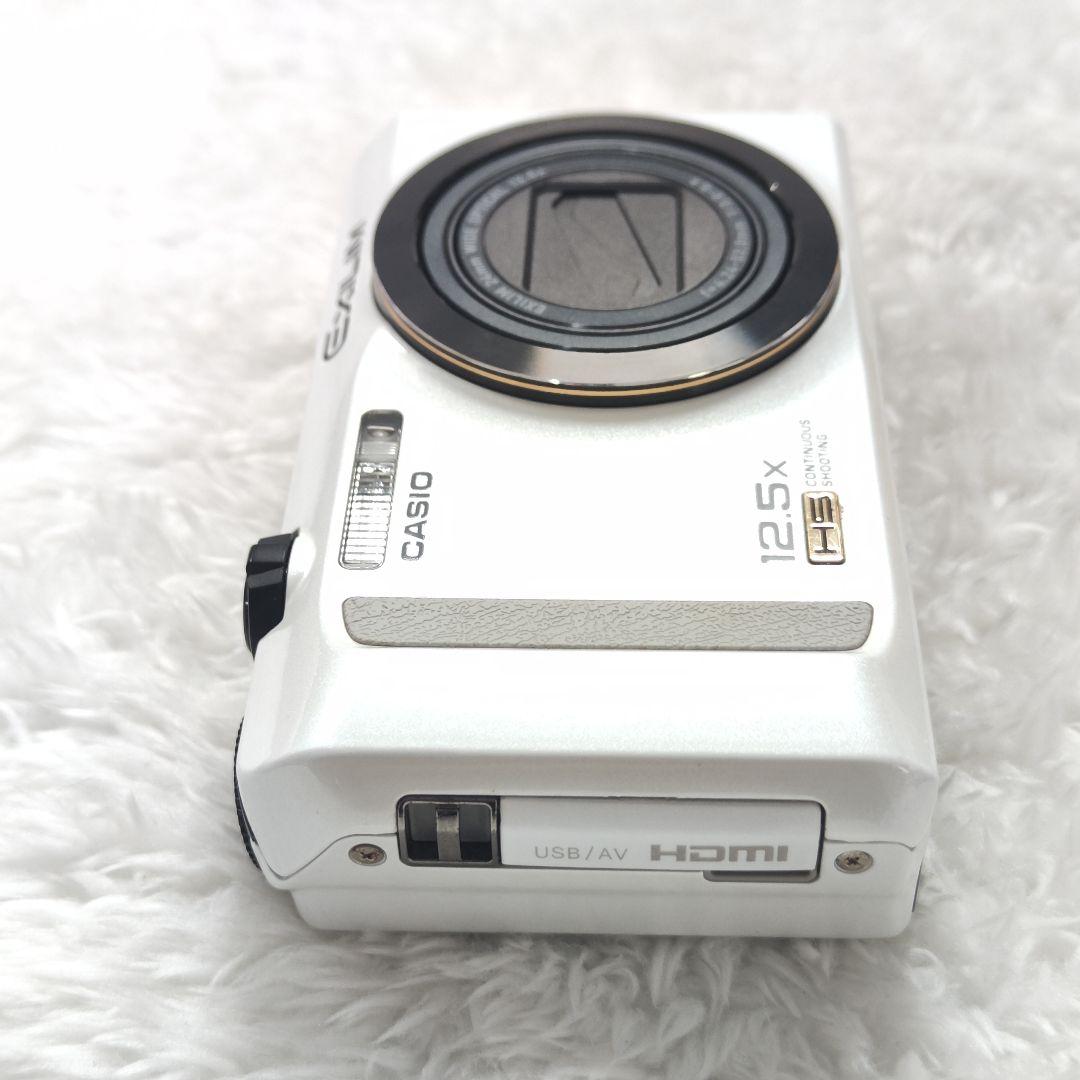 良品✨CASIO EXILIM EX‐ZR200 ホワイト コンデジ デジカメ