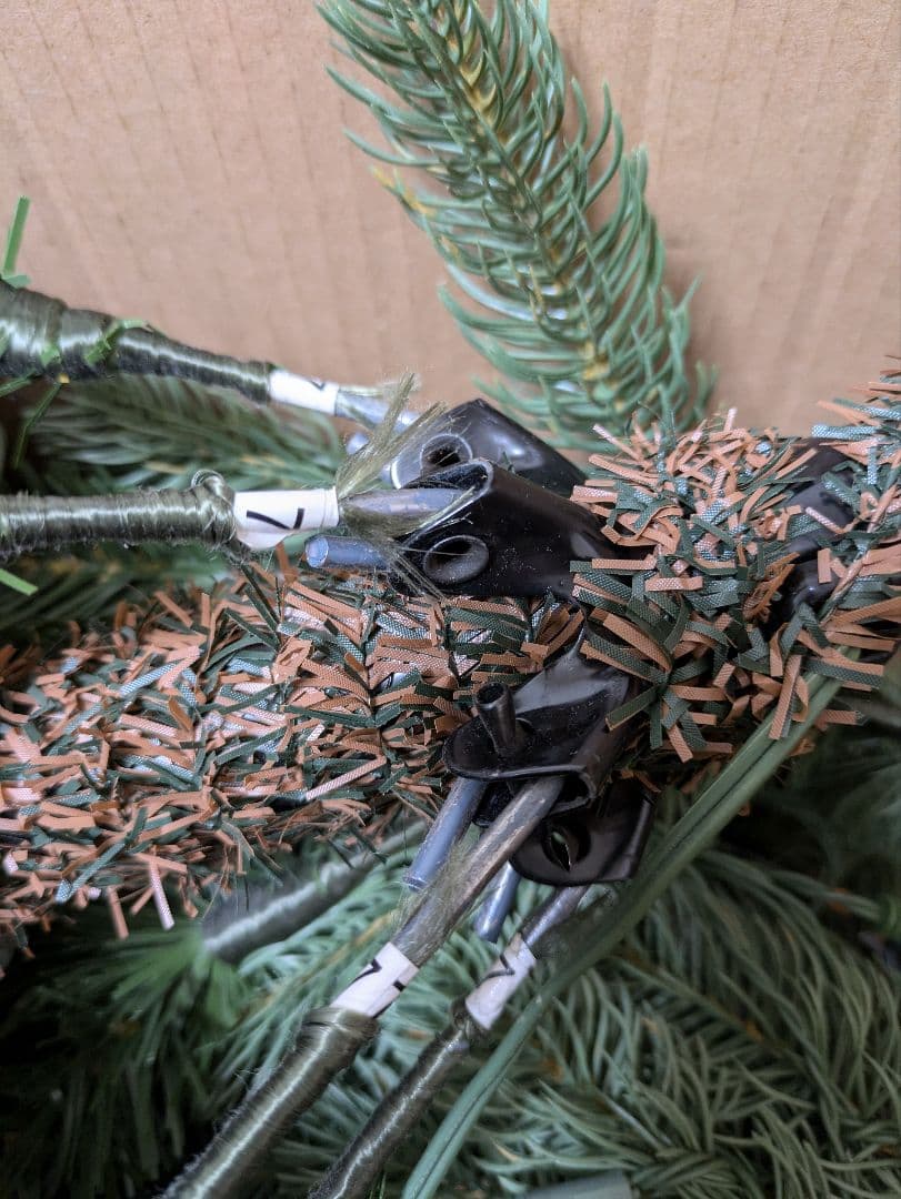 クリスマスツリー　コストコ　150cm 　電飾付き