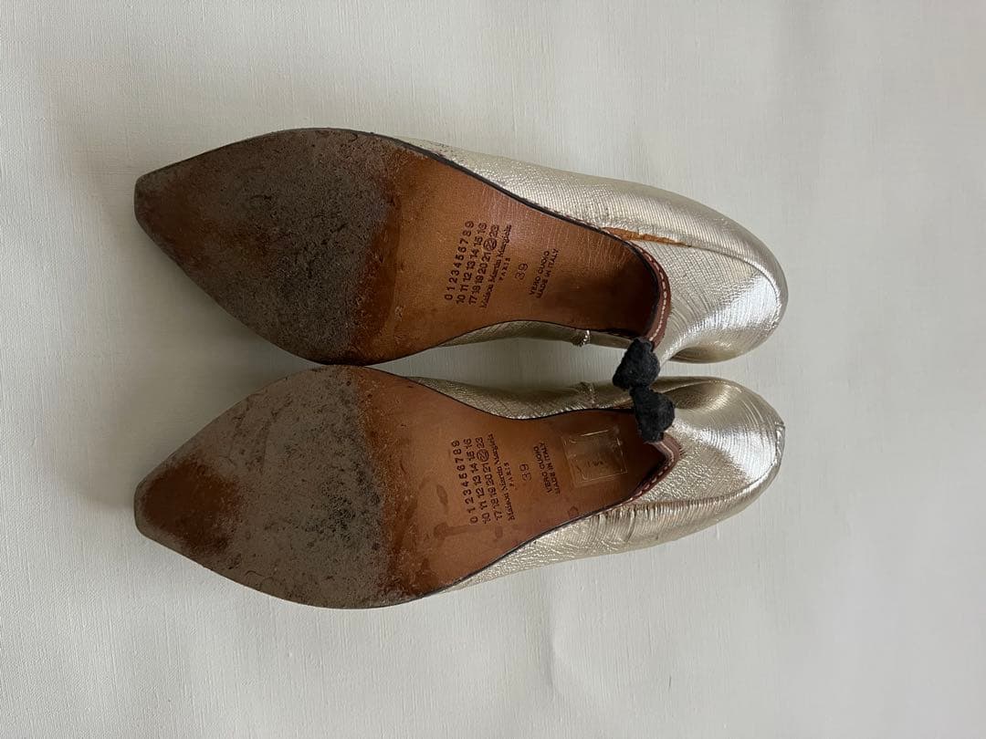 マルジェラ　ヒール　パンプス