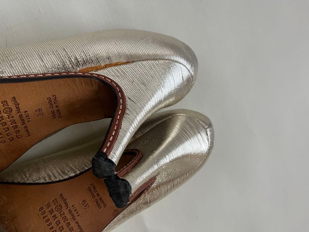 マルジェラ　ヒール　パンプス