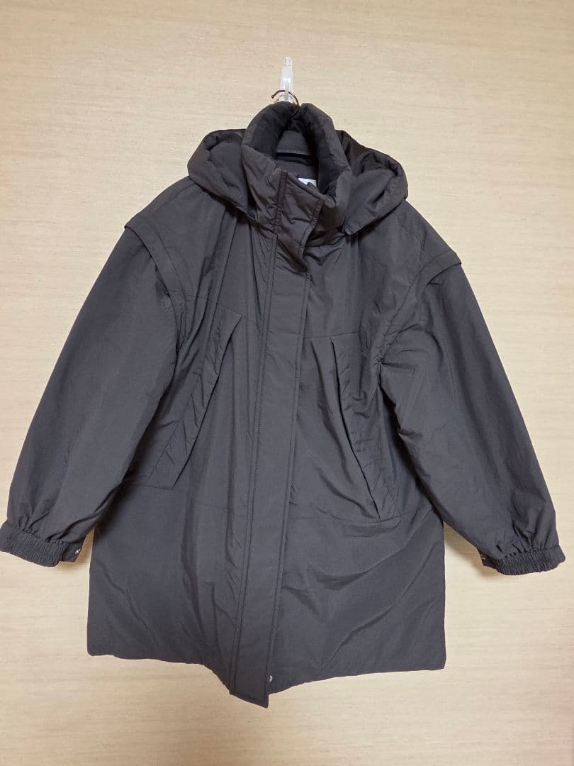 LEPSIM　エアサーマルマルチWAYロングコート　チャコール　新品