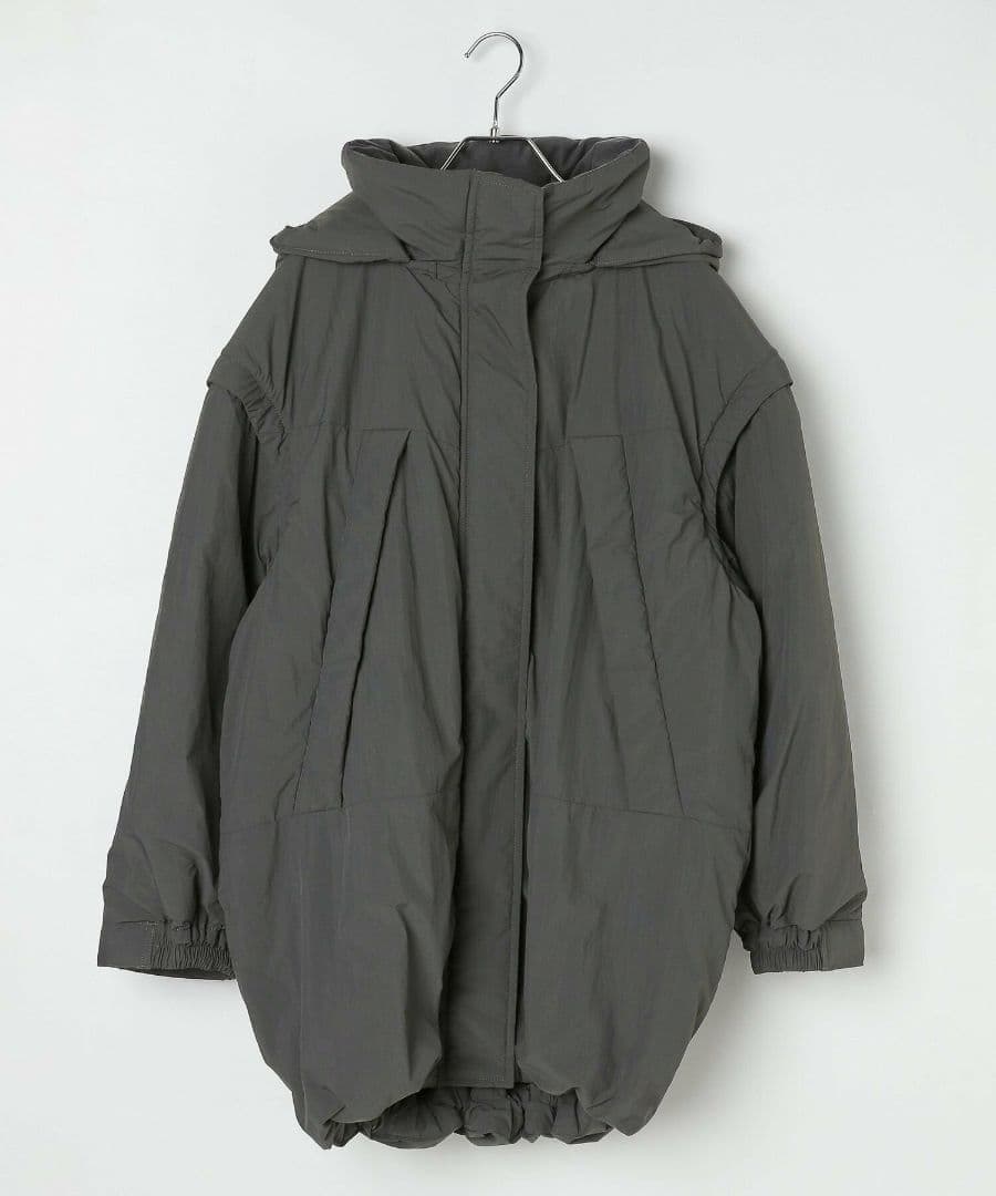 LEPSIM　エアサーマルマルチWAYロングコート　チャコール　新品