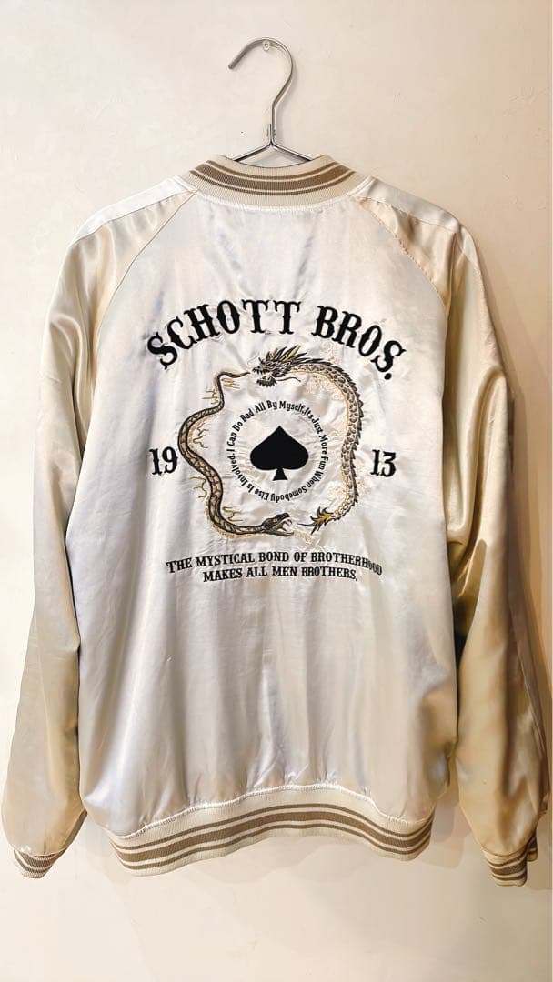 最終掲載日！希少 Schott スカジャン リバーシブル 龍刺繍 No.13