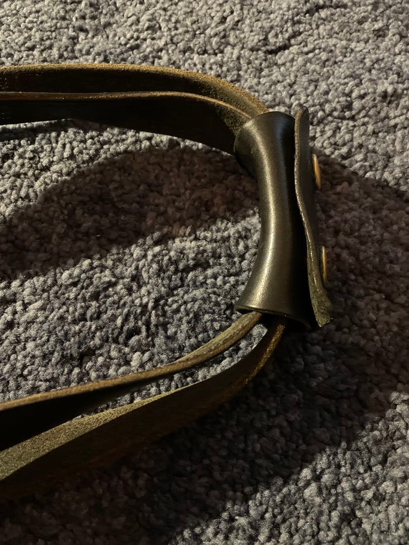 黒slowレザー トートバッグ