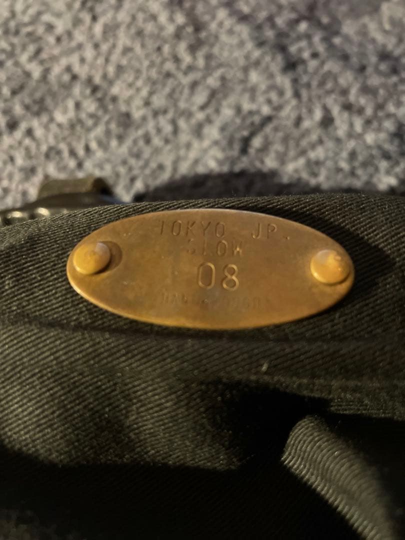 黒slowレザー トートバッグ