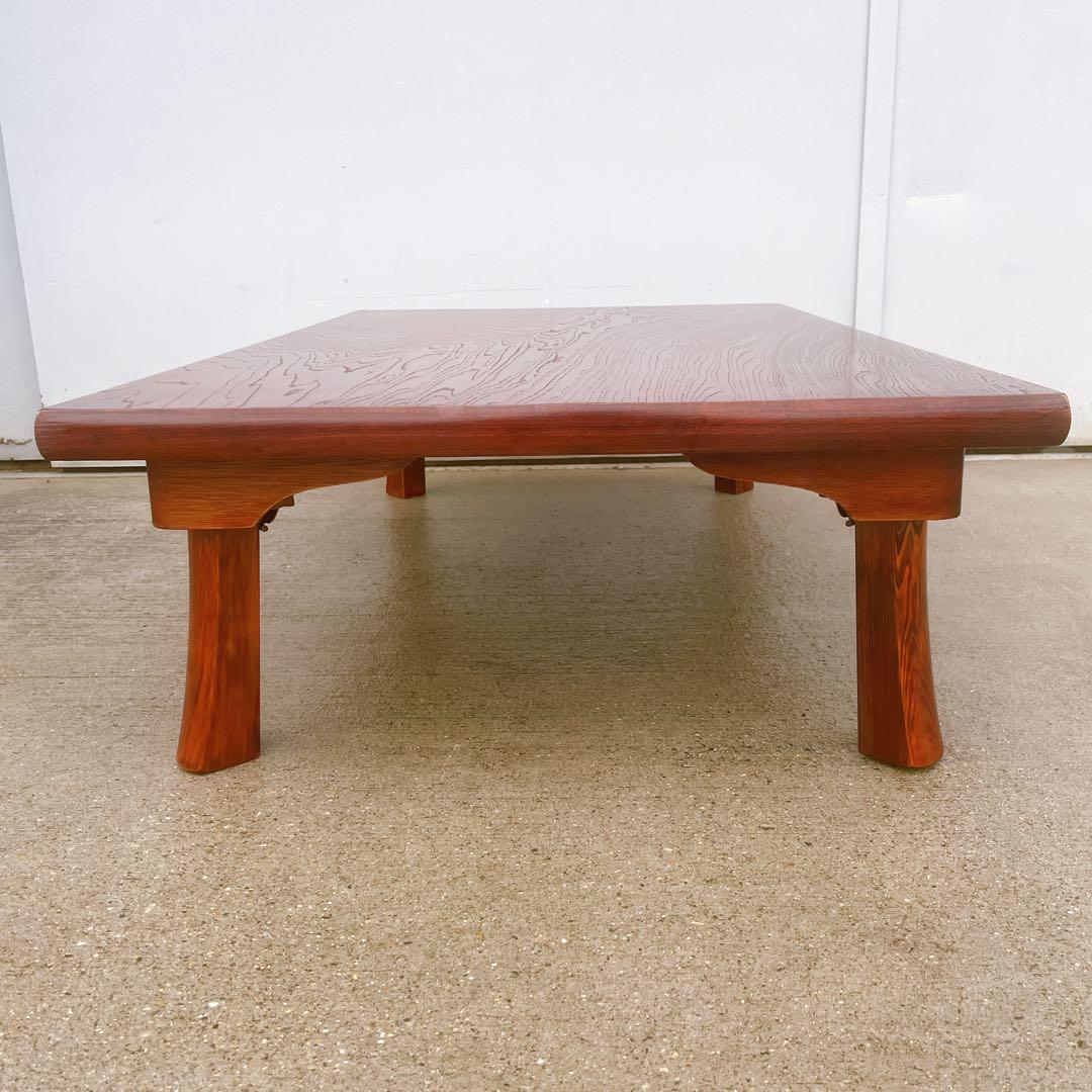 【美品①】高級 折り畳み座卓 昭和レトロ アンティーク 職人手作り ちゃぶ台