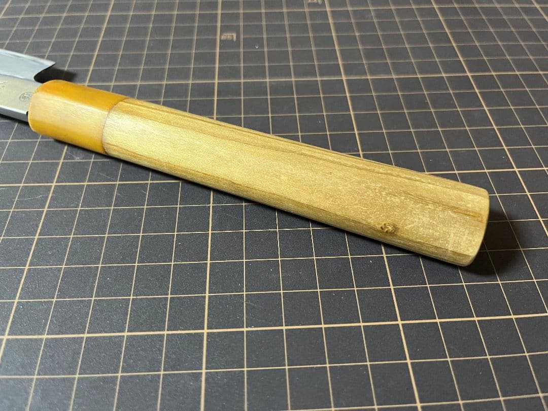 築地正本 柳刃包丁 白水牛 刃渡り27cm 白鋼ニ 鞘付き 正本 包丁 手研済み