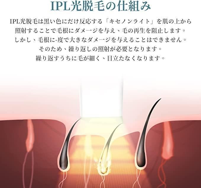 【人気商品】脱毛器　光　IPLパルス　家庭用　全身　顔　自動照射