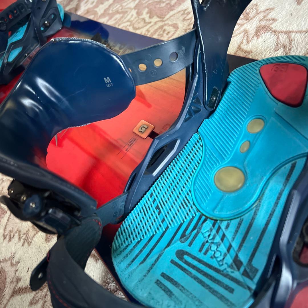 良品 BURTON PROCESS X 155 CARTEL スノーボードセット