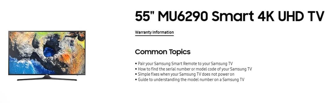 Sumsung 55インチ 4K スマートテレビ (US仕様)