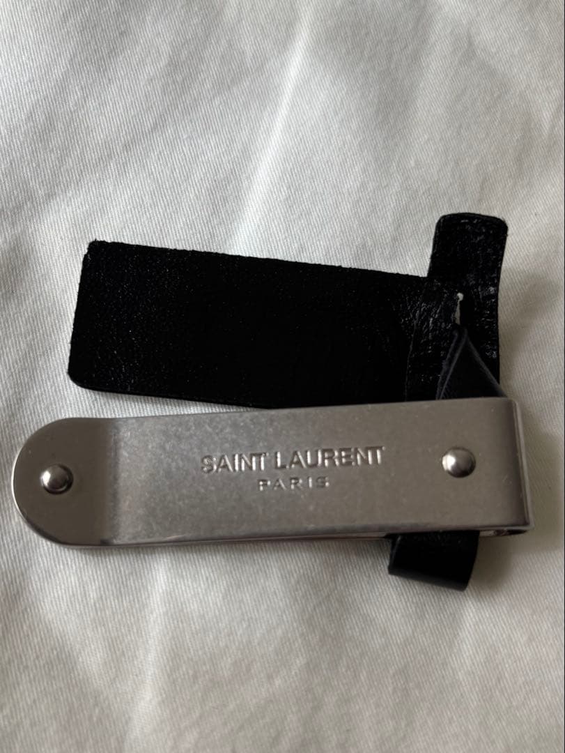 〈新品未使用品〉SAINT LAURENT マネークリップ シルバー