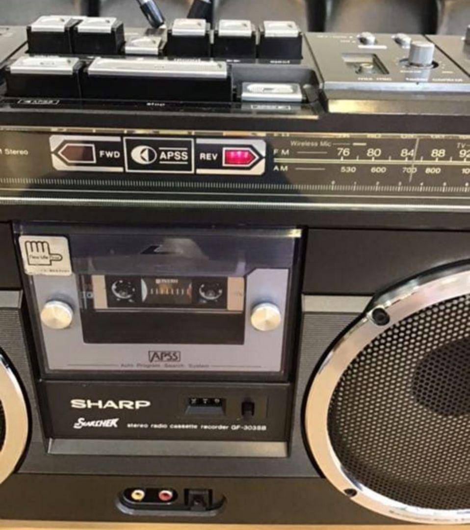 シャープ　ラジカセ　303SB