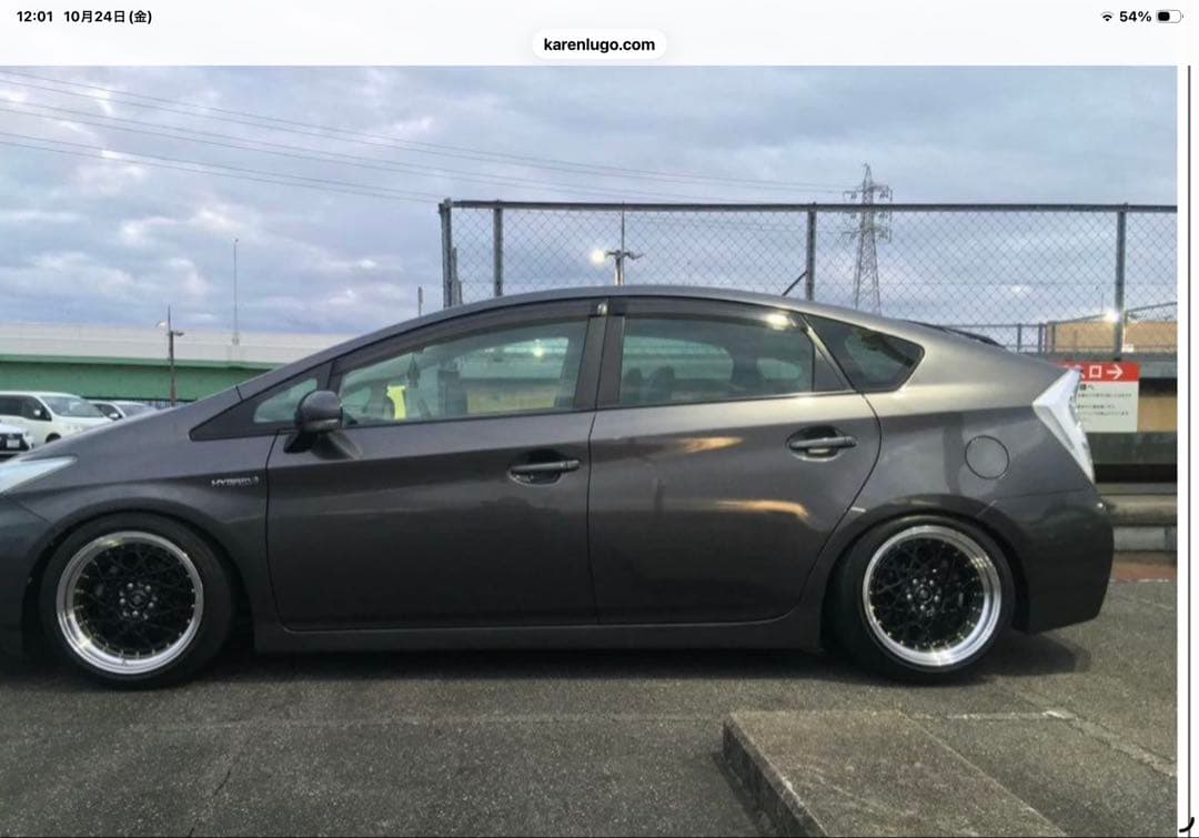 プリウス30 サスペンションキット ダウンサス キャンバープレートセット 愛知