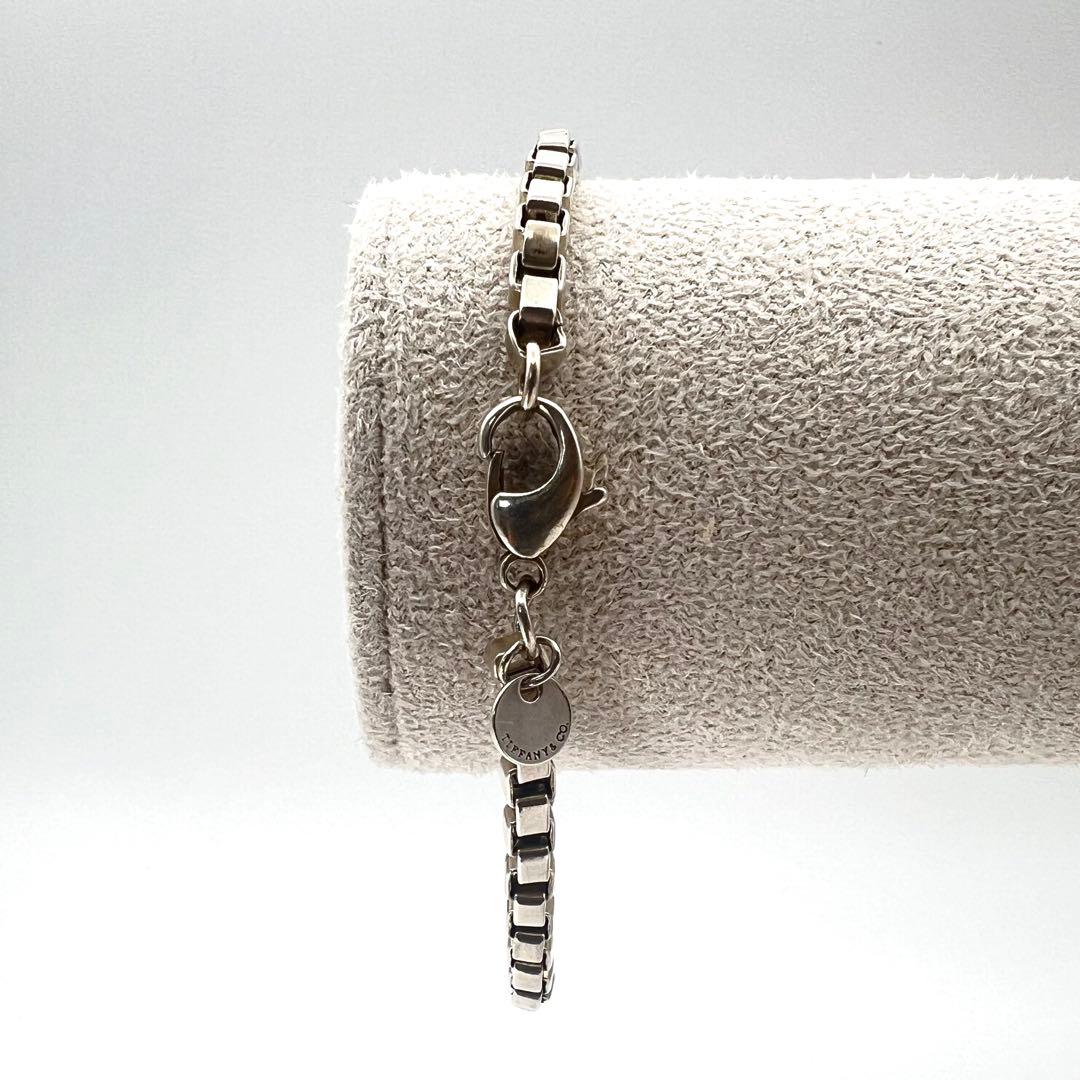 【美品】TIFFANYティファニー ブレスレット ベネチアン 925 19センチ