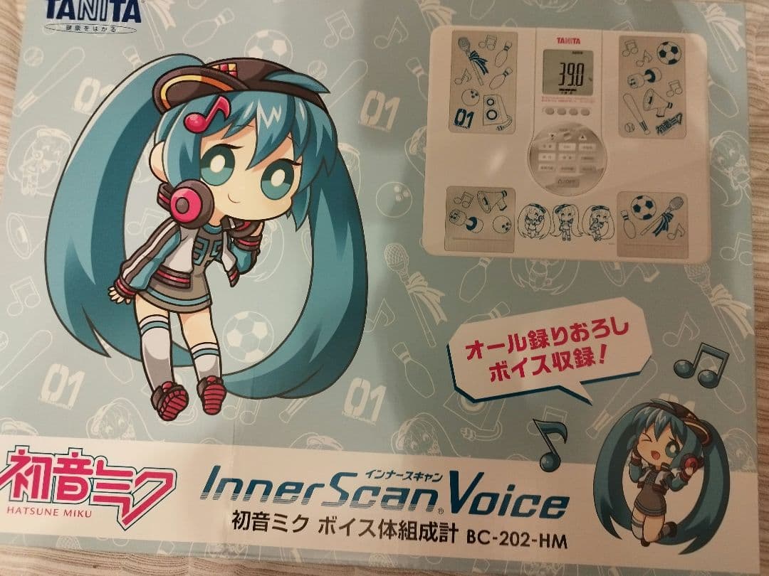 TARITA BC-202-HM 体脂肪計・体組成計 初音ミク