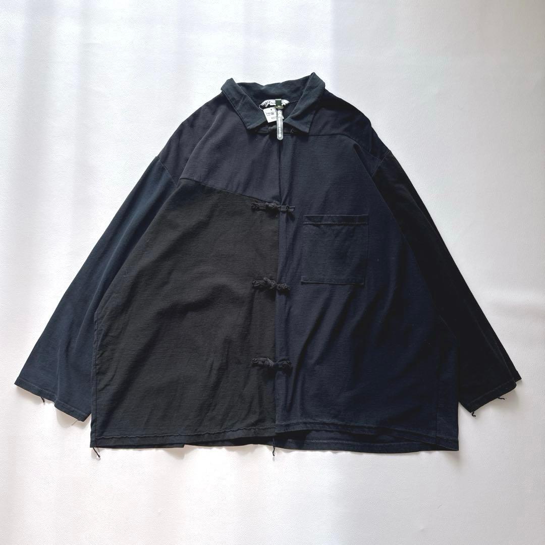 【新品】MADE by sunny side up ワイドシャツリメイクシャツ