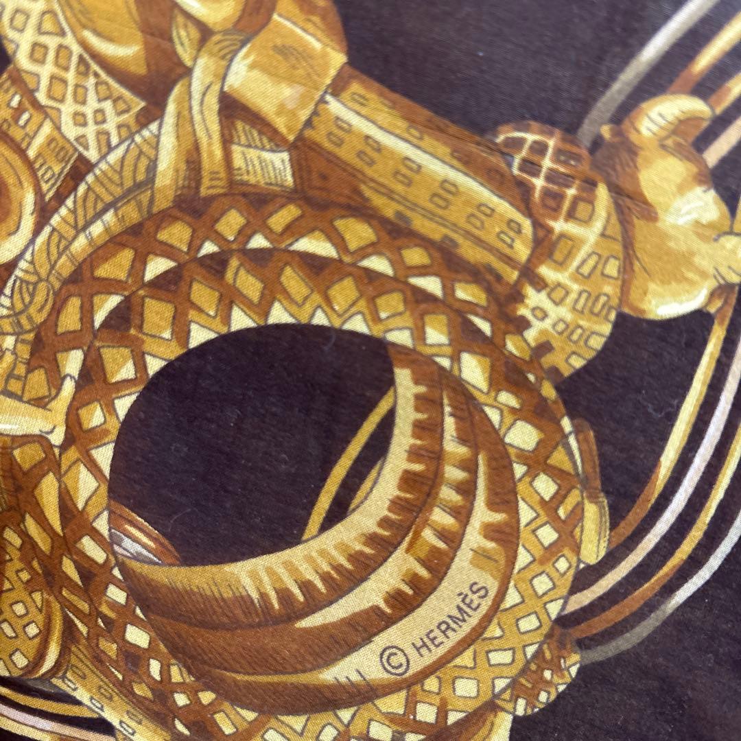 美品‼︎エルメス大判シルクシフォンスカー