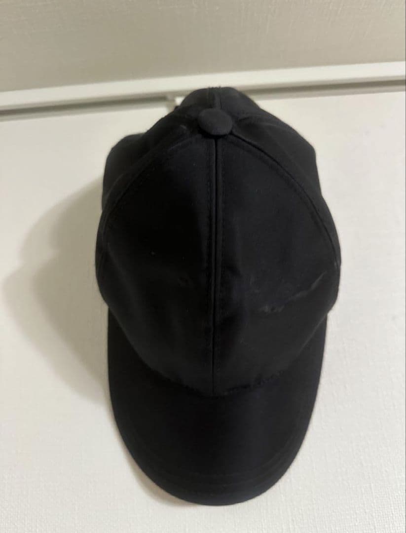 と*人様 確実正規品鑑定可能　難ありPRADA プラダ　ベースボールキャップ　S