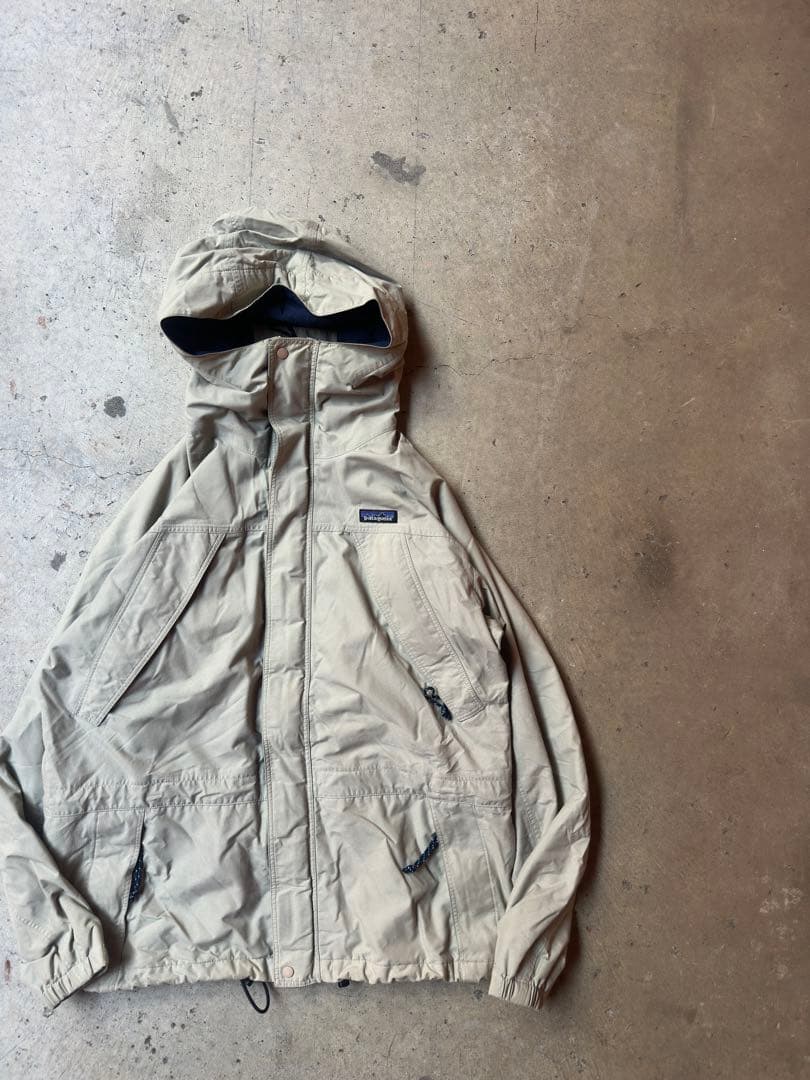 Patagonia 00s ベージュ ストームジャケット 希少カラー レア S