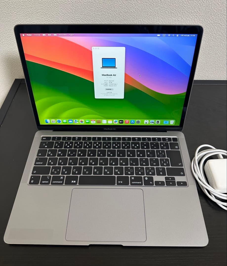 MacBook Air M1 2020 16GB 512GB 充放電138