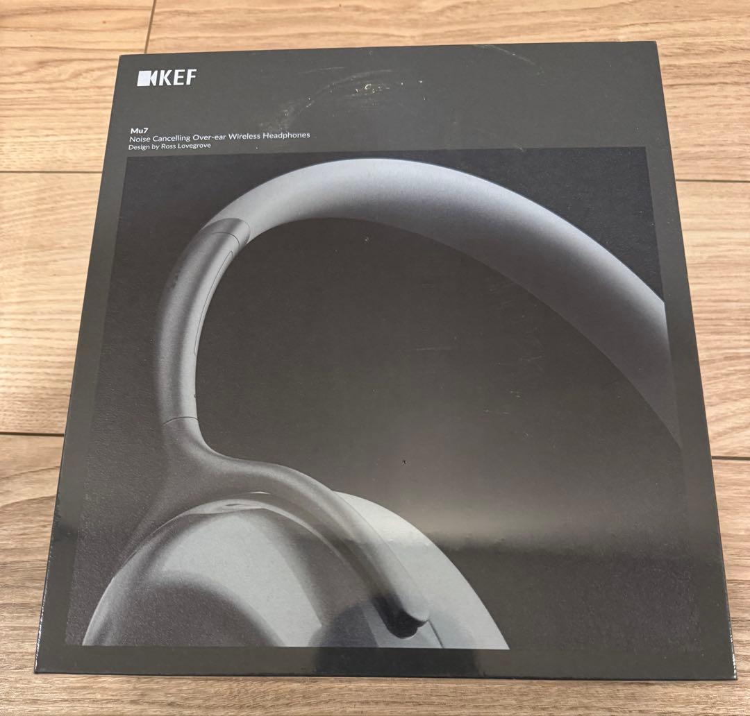 新品未使用品 KEF Mu7 ワイヤレスヘッドフォン Silver Grey