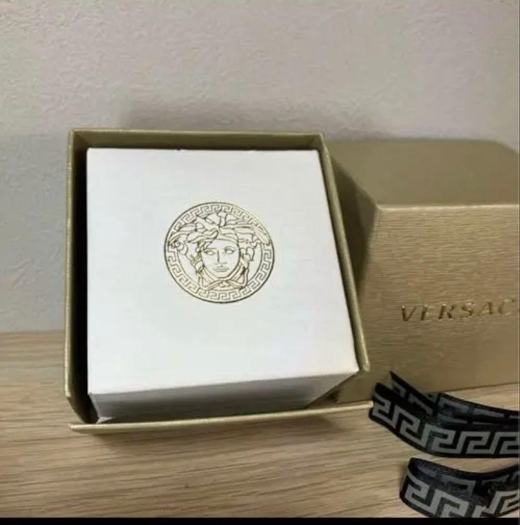 VERSACE ゴールド ブラック リング