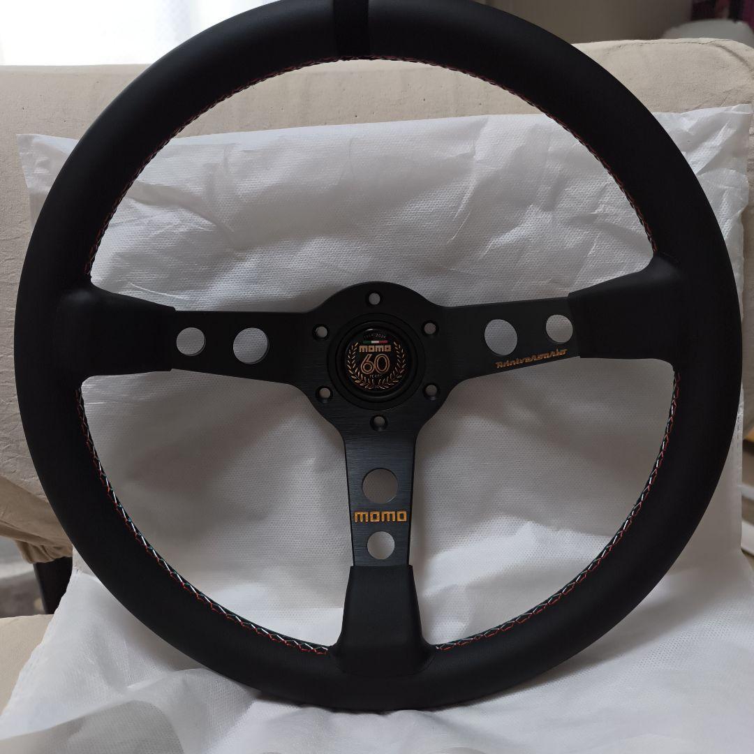 MOMO モモタイプ　345mm ディープコーン　ステアリング 60年記念モデル