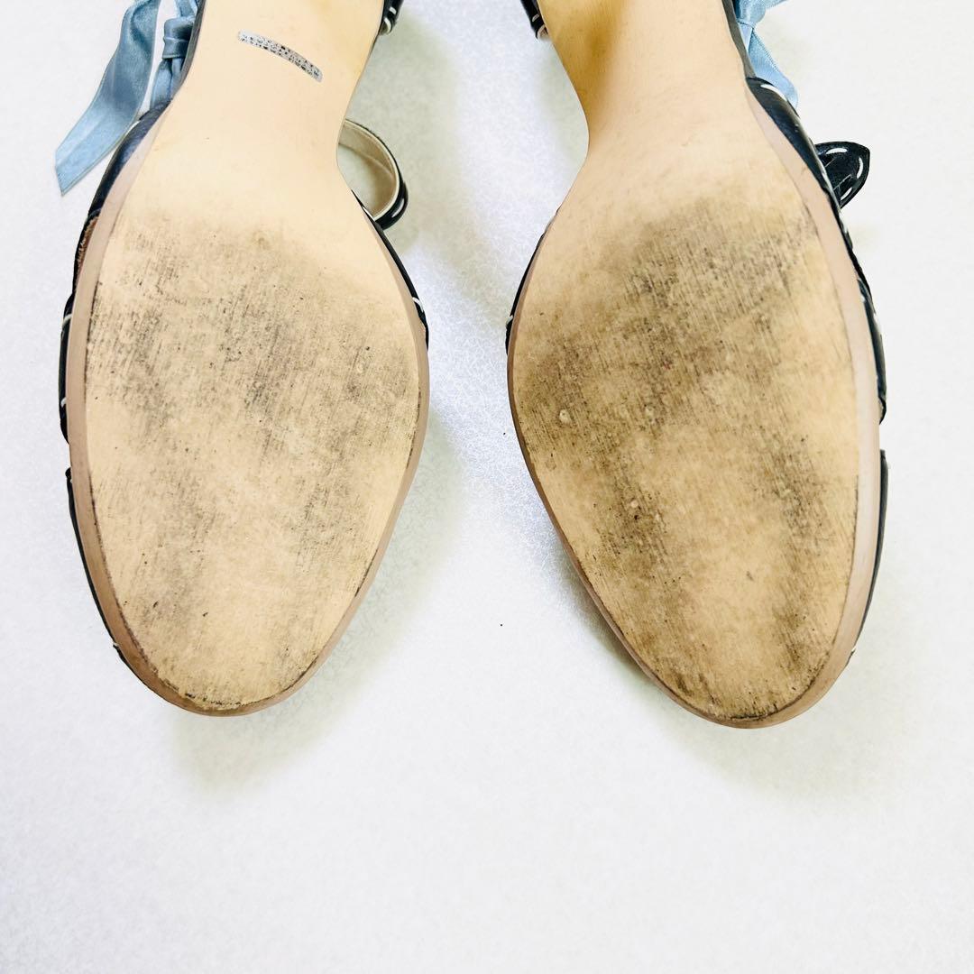 ✨美品✨ヴィヴィアンウエストウッド パンプス ステッチ リボン 23.5 希少