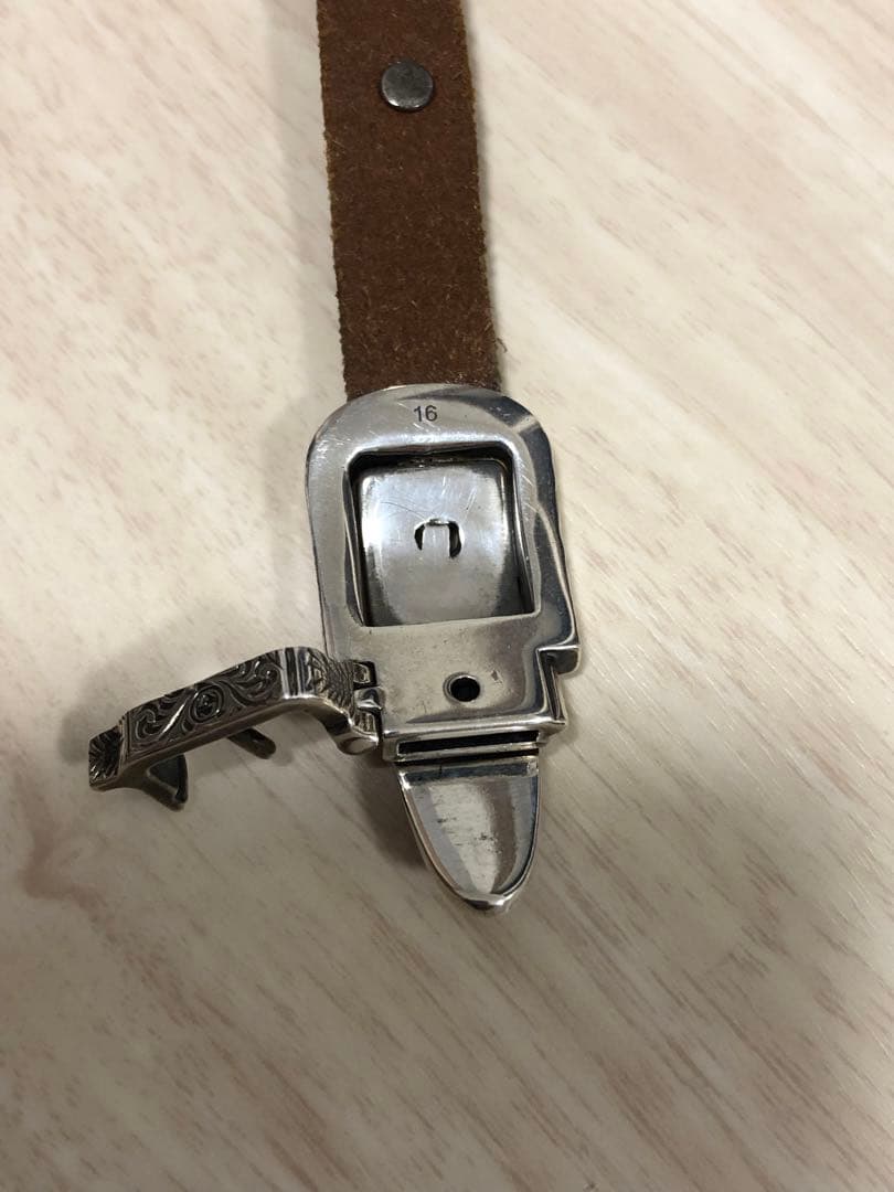 GUCCI アンガーフォレスト　ブレスレット　レザー　ウルフ　シルバー　グッチ