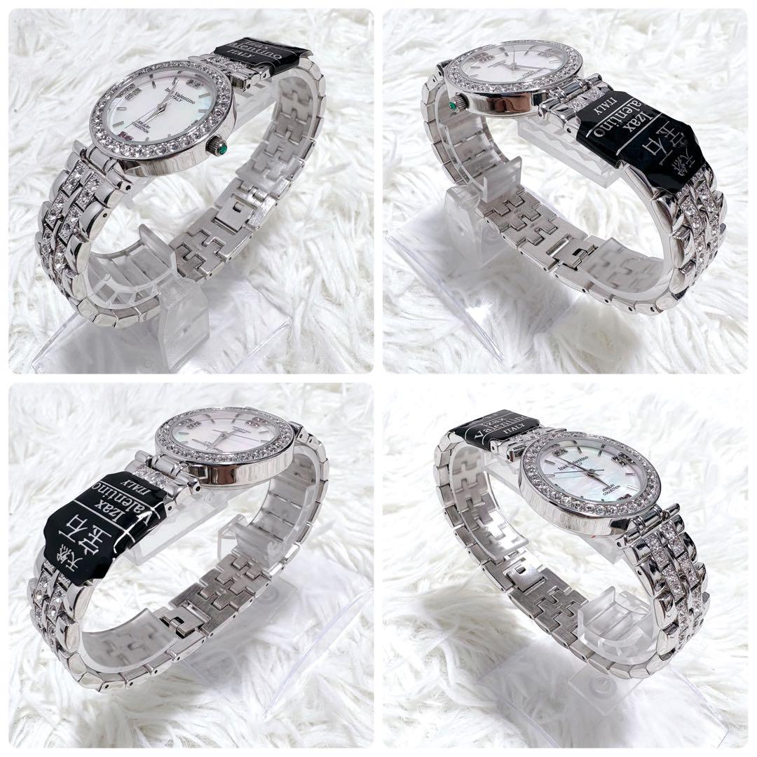 ✨新品✨アイザック バレンチノ シェル ダイヤ サファイヤ プラチナ ジルコニア