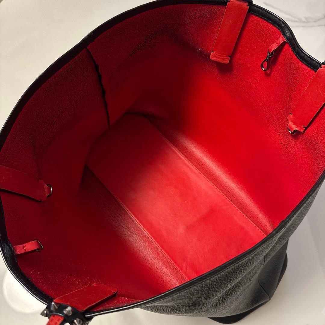 【キーホルダー付き】クリスチャンルブタン　カバタ　トートバッグ