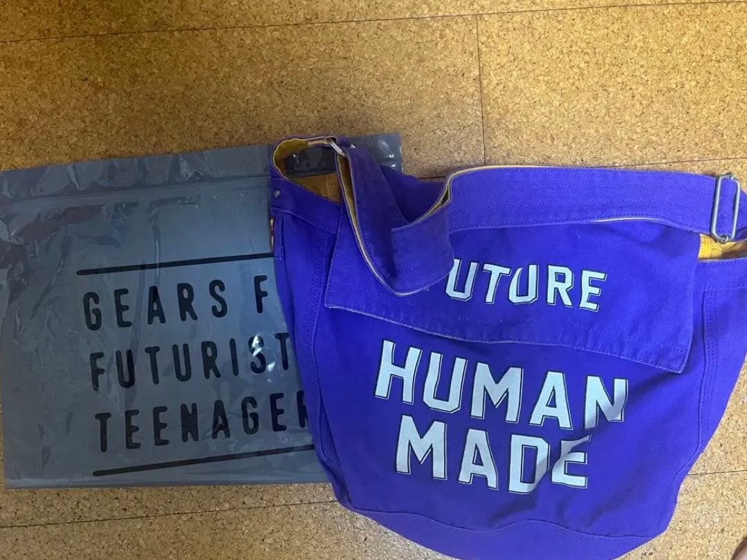 ヒューマンメイドMAIL BAG MEDIUM - PURPLE / E