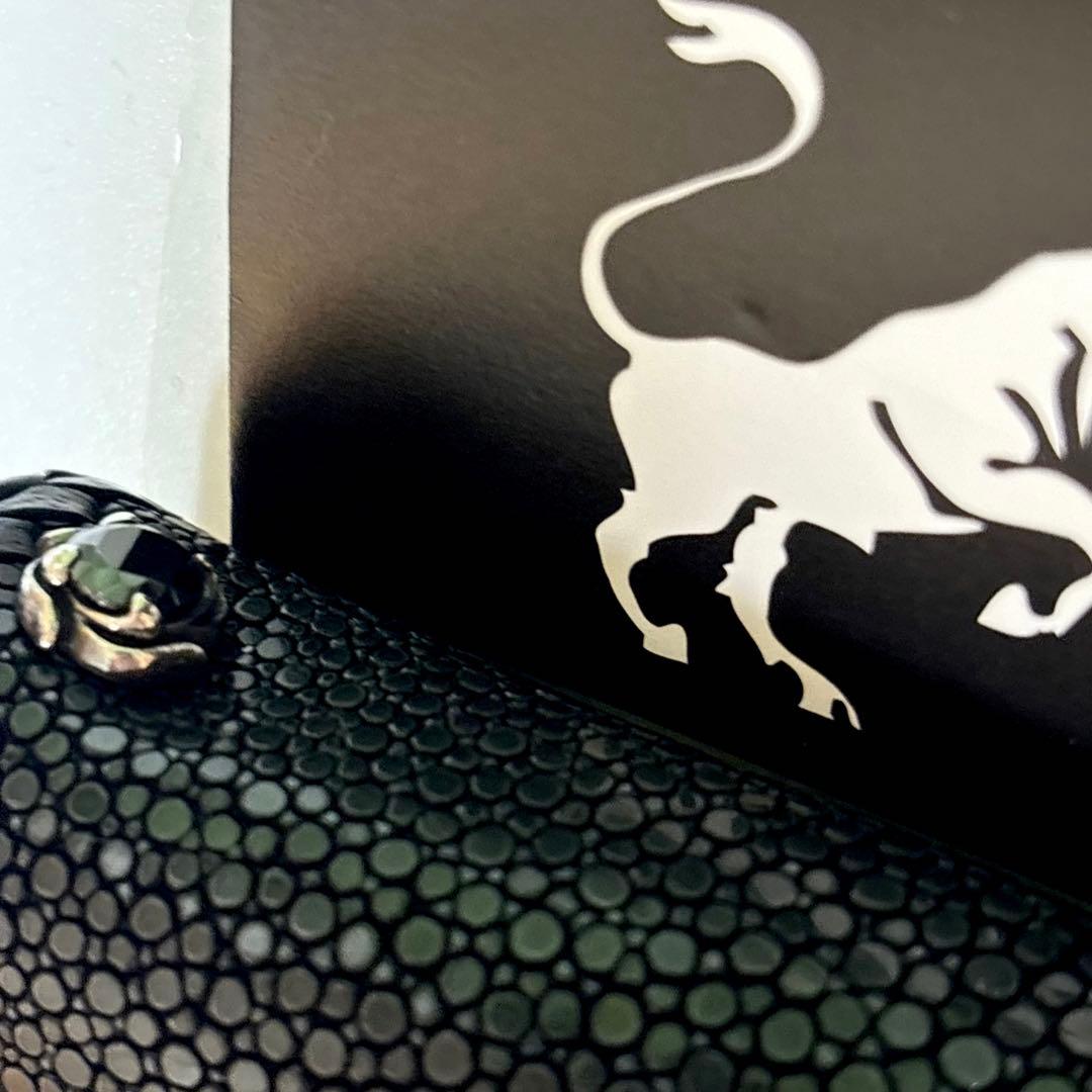 ディオブラス　長財布　エイ革　アルズニ　シャーク　ビルウォールレザー　ガボール