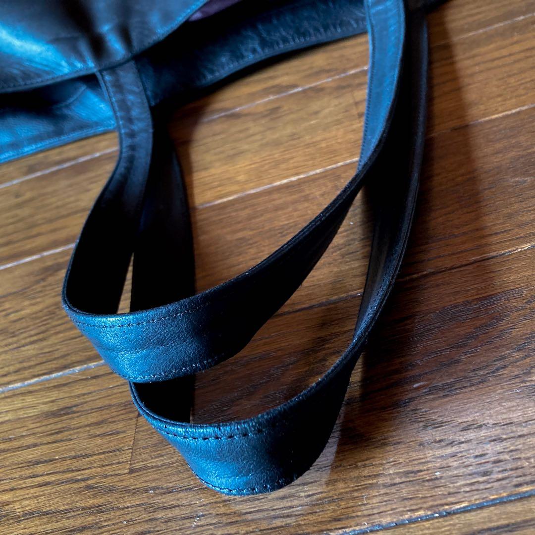 LOEWE ロエベ ナッパレザー トートバッグ 黒 バッグ